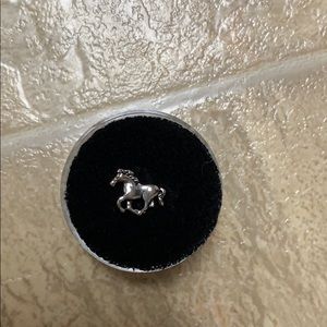 Never used origami owl horse charm